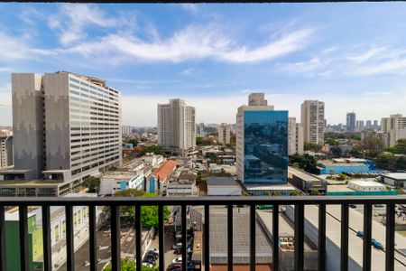 Varanda de kitnet/studio para alugar com 1 quarto, 24m² em Santo Amaro, São Paulo