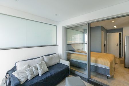 Sala de apartamento à venda com 1 quarto, 29m² em Vila Cordeiro, São Paulo