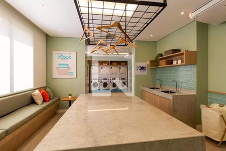 Apartamento para alugar com 40m², 2 quartos e sem vaga Apartamento para alugar com 40m², 2 quartos e sem vagaLavanderia