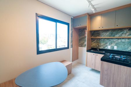 Sala, Cozinha  de kitnet/studio à venda com 1 quarto, 32m² em Jardim Oriental, São Paulo