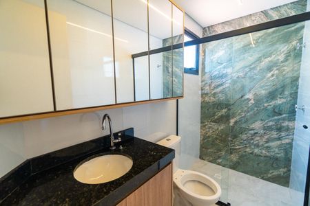 Banheiro da Suíte de kitnet/studio à venda com 1 quarto, 32m² em Jardim Oriental, São Paulo