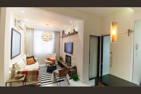 Sala de apartamento à venda com 1 quarto, 55m² em São Francisco, Niterói