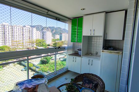 Sala - varanda de apartamento para alugar com 3 quartos, 73m² em Barra Olímpica, Rio de Janeiro