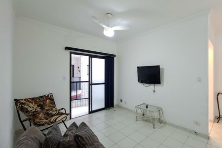 Sala de apartamento para alugar com 2 quartos, 90m² em Canto do Forte, Praia Grande