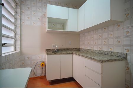Cozinha de kitnet/studio à venda com 1 quarto, 41m² em Centro, São Leopoldo