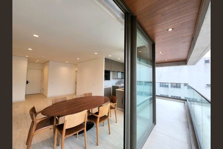 Varanda da Sala de apartamento à venda com 2 quartos, 90m² em Itaim Bibi, São Paulo