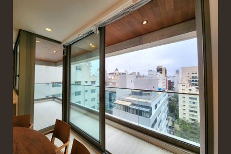 Varanda da Sala de apartamento à venda com 2 quartos, 90m² em Itaim Bibi, São Paulo