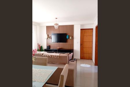 Sala de apartamento à venda com 3 quartos, 78m² em Santa Branca, Belo Horizonte
