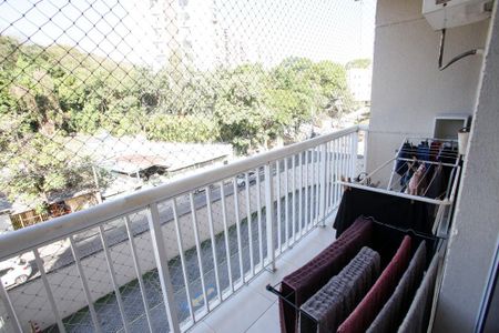 Varanda da Sala de apartamento à venda com 3 quartos, 70m² em Taquara, Rio de Janeiro