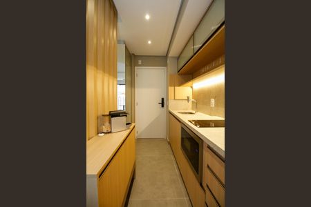 Studio à venda com 27m², 1 quarto e sem vagaCozinha