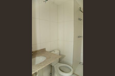 Banheiro de kitnet/studio à venda com 1 quarto, 27m² em Cidade Monções, São Paulo