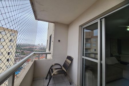 Varanda da Sala de apartamento à venda com 2 quartos, 63m² em Jardim Guairaca, São Paulo