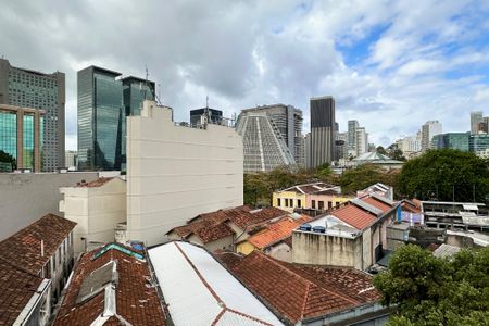 Vista Sala de apartamento à venda com 3 quartos, 95m² em Lapa, Rio de Janeiro