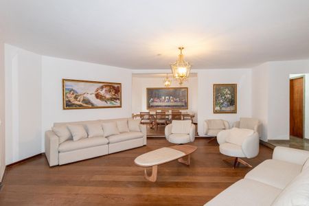 Sala de apartamento para alugar com 3 quartos, 200m² em Indianópolis, São Paulo