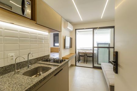 Sala de apartamento para alugar com 1 quarto, 29m² em Vila Olímpia, São Paulo