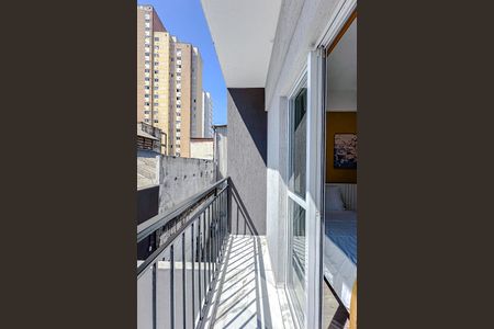 Varanda do Studio de kitnet/studio para alugar com 1 quarto, 30m² em Brás, São Paulo