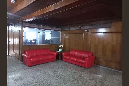 Hall social de apartamento para alugar com 1 quarto, 42m² em Centro, São Vicente