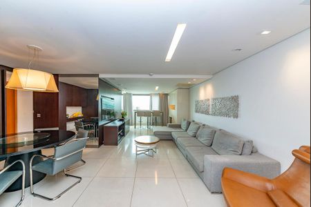 Sala de apartamento à venda com 3 quartos, 145m² em Vale do Sereno, Nova Lima