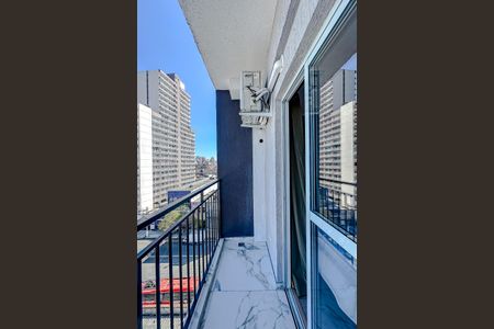 Varanda do Studio de kitnet/studio para alugar com 1 quarto, 30m² em Brás, São Paulo