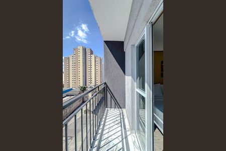 Varanda de kitnet/studio para alugar com 1 quarto, 30m² em Brás, São Paulo