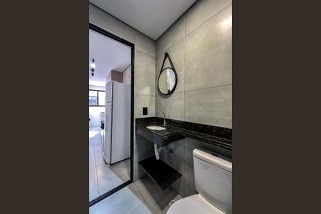 Studio para alugar com 30m², 1 quarto e sem vaga Studio para alugar com 30m², 1 quarto e sem vagaBanheiro