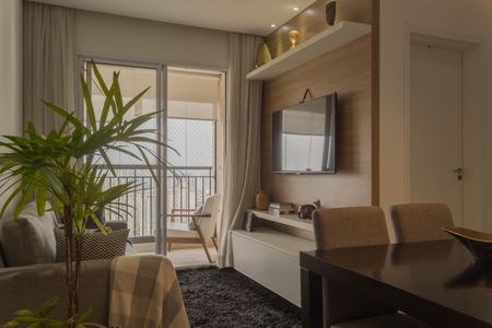 Sala de apartamento à venda com 2 quartos, 54m² em Jardim Olavo Bilac, São Bernardo do Campo