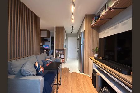 Sala de apartamento à venda com 1 quarto, 31m² em Vila Tolstoi, São Paulo