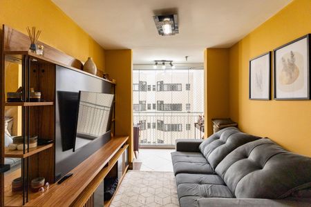 Sala de Estar de apartamento à venda com 2 quartos, 64m² em Vila Sao Paulo, São Paulo