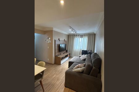 Sala de apartamento para alugar com 2 quartos, 55m² em Parque Sao Vicente, Santo André