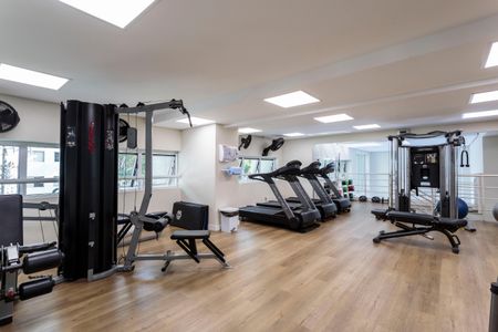 Apartamento à venda com 50m², 1 quarto e 1 vaga Apartamento à venda com 50m², 1 quarto e 1 vagaÁrea comum - Academia