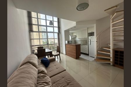 Apartamento para alugar com 58m², 1 quarto e 1 vaga Apartamento para alugar com 58m², 1 quarto e 1 vagaSala