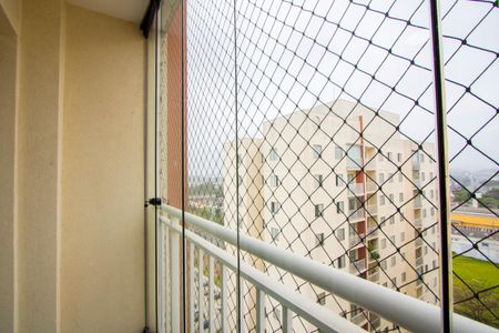 Varanda da Sala de apartamento para alugar com 2 quartos, 50m² em Vila Homero Thon, Santo André