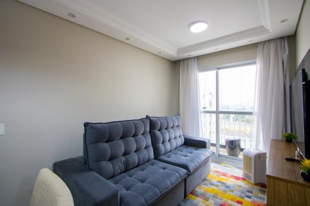 Sala de apartamento para alugar com 2 quartos, 50m² em Vila Homero Thon, Santo André