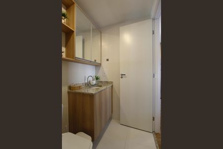 Studio para alugar com 24m², 1 quarto e sem vagaBanheiro da Suíte