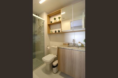 Studio para alugar com 24m², 1 quarto e sem vagaBanheiro da Suíte