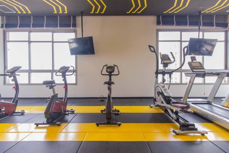 Apartamento para alugar com 27m², 1 quarto e sem vaga Apartamento para alugar com 27m², 1 quarto e sem vagaÁrea comum - Academia