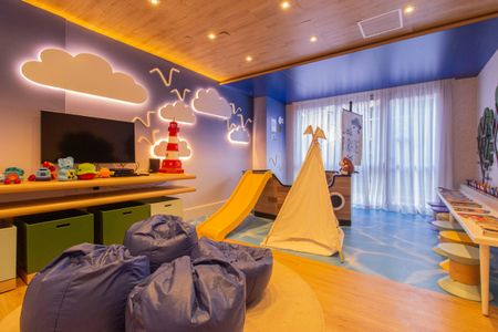 Apartamento para alugar com 27m², 1 quarto e sem vaga Apartamento para alugar com 27m², 1 quarto e sem vagaÁrea comum - Brinquedoteca