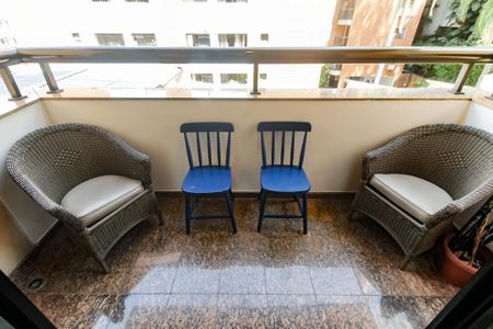 Varanda da Sala de apartamento para alugar com 4 quartos, 154m² em Real Parque, São Paulo