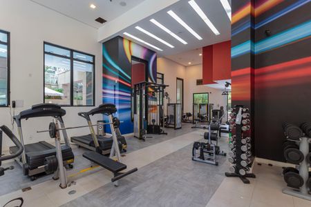 Apartamento para alugar com 38m², 1 quarto e 1 vaga Apartamento para alugar com 38m², 1 quarto e 1 vagaÁrea comum - Academia