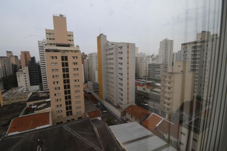 Vista da Sala  de apartamento à venda com 1 quarto, 60m² em Cambuí, Campinas