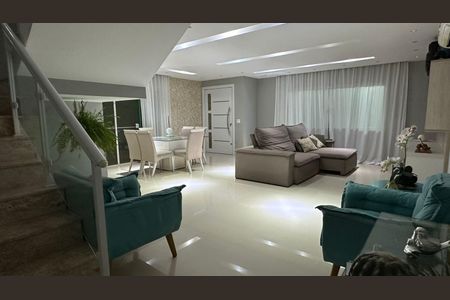 Sala de casa de condomínio à venda com 3 quartos, 350m² em Jacarepaguá, Rio de Janeiro