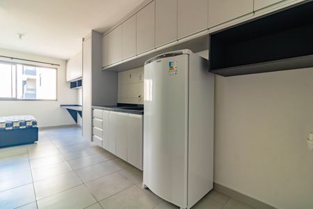 Cozinha de kitnet/studio para alugar com 1 quarto, 25m² em Vila Clementino, São Paulo
