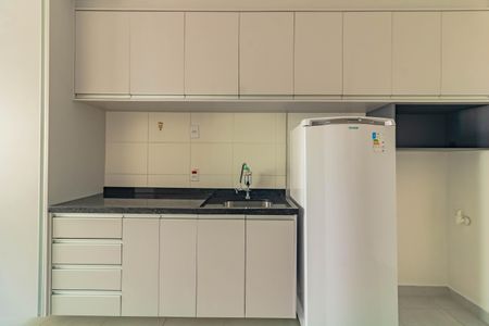 Cozinha de kitnet/studio para alugar com 1 quarto, 25m² em Vila Clementino, São Paulo