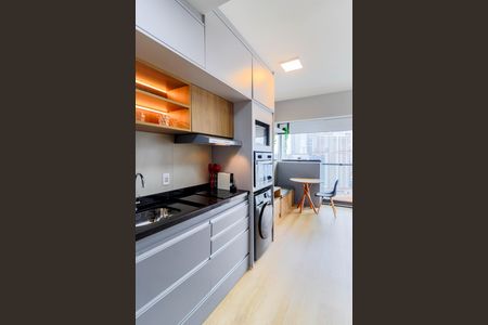 Studio à venda com 27m², 1 quarto e 1 vagaCozinha