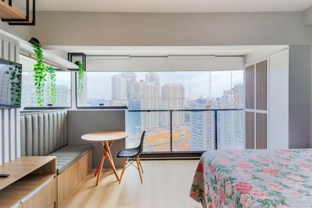 Studio à venda com 27m², 1 quarto e 1 vagaStudio