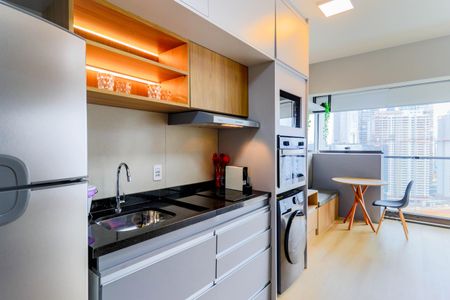 Studio à venda com 27m², 1 quarto e 1 vagaCozinha