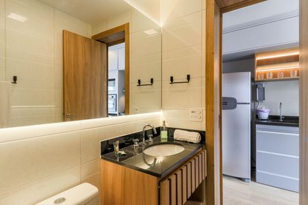 Studio à venda com 27m², 1 quarto e 1 vagaBanheiro