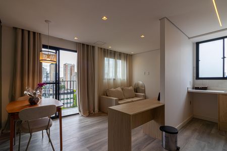 Sala de apartamento à venda com 1 quarto, 40m² em Vila Olímpia, São Paulo