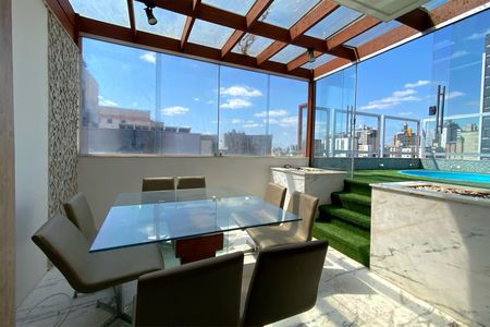 Varanda da Sala de apartamento para alugar com 2 quartos, 213m² em Savassi, Belo Horizonte