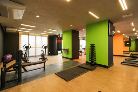 Studio à venda com 24m², 1 quarto e sem vaga Studio à venda com 24m², 1 quarto e sem vagaÁrea comum - Academia